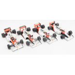 Mini Champs "The Ayrton Senna Racing Car Collection" detailed scale diecast models;