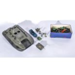 Action Force figures parts, accessories and vehicles, including large armoured car,