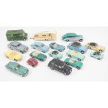 Tri-ang Spot-on diecast models, to include Rolls Royce Silver Wraith, Tourist 18ft Caravan,