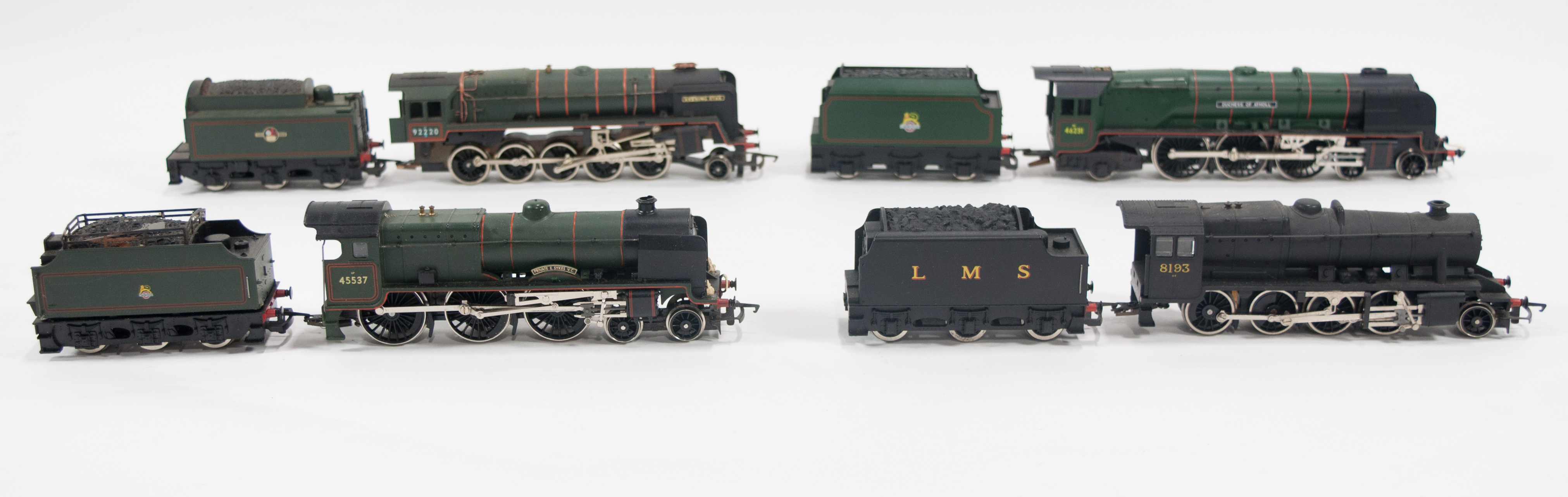 Hornby Railways OO gauge locomotives; L6473 class 8F 2-8-0 no.