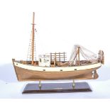 Model wooden boat, "Ocean Swell", 52cm.