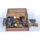 Meccano collection; a large box of Meccano parts of different ages,