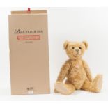 Large modern Steiff teddy bear; "Barle 43" replica 1904, 43cm tall, with box and certificate.