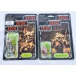 Tri-Logo blister pack Star Wars Return of the Jedi action figures;