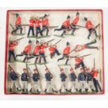 Britains painted lead soldiers, French Foreign Legion and other British soldiers,