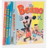 Beano Book annuals 1963 and 1964, Dandy annuals 1960 and 1964, published by DC Thomson, (4).