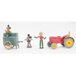 Painted lead and diecast models; including painted lead animals,