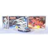 Manta Force space craft sets, by Bluebird, "Red Venom" and another similar spaceship,