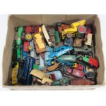 Quantity of loose playworn diecast toys, mostly Dinky toys, to include Austin Shell Van,