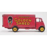 Dinky Toys Guy Van "Golden Shred" decals, c1950s, complete with back doors, stickers, unboxed.