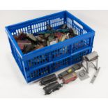 Large quantity of OO gauge model railways wagons and rolling stock, including makers Hornby,