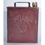 Shell-Mex original oil can, 28cm x 25cm.