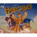 Original Walt Disney film and character posters c1990s, including Hercules 40x30inch (102x76cm),