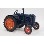 Chad Valley toys, Fordson Major tractor model E27N, dark blue body.