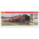 Hornby OO gauge railways train set, R1065 "The Northern Belle", with track, controller and coaches,