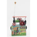 Mamod steam powered toy, TE1A traction engine, boxed.