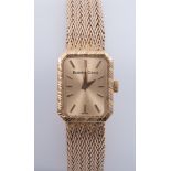 Bueche Girod - A lady's 9 carat yellow gold dress watch,