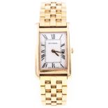 Buecherer - A lady's 18 carat yellow gold bracelet watch,