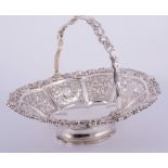 A Victorian silver dessert basket, by Martin Hall & Co.