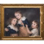 Circle of Daniel Gardner George Henry Arnold and his younger siblings,