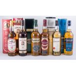 Six bottles of Speyside Single Malt Whiskies: TORMORE, 12 years old, 70cl, 40% vol.