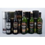 Five bottles of assorted GLENFIDDICH Highland Single Malt Whisky: SPECIAL OLD RESERVE, 1L,