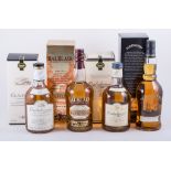 Four bottles of Highland Single Malt Whiskies: two DALWHINNIE, 15 years old, 70cl, 43% vol,