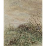 Elinor Bellingham-Smith A Landscape, signed with initials, oil on canvas, 61cm x 51cm.