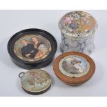 Prattware pot, 'The Seven Ages of Man',