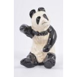 Wade Heath figure of a Giant Panda bear, green stamp to base, c1930s, 14cm high.