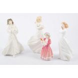 Royal Doulton figurines, Forever Yours, HN3949, Loving Thoughts HN3948, Christmas Parcels, Hn3943,