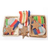 Medals; WW2 group of four including British War Medal 1939-1945, Defence Medal, 1939-1945 Star,