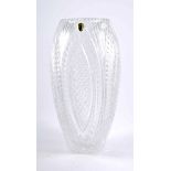 Large Waterford vase, ovoid shape, 33cm.
