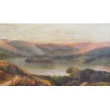 English School, 19th Century, landscapes, a pair, oil on canvas, unsigned, 44cm x 74cm.