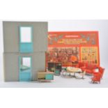 Selection of Triang Spot-on dolls house furniture, and an American Store model kit set.