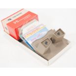 3D Viewfinder c1950s, boxed and with a number of slides, with another similar viewfinder,