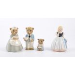 Wade figures; Goldilocks and the Three Bears, first style c.1953/58, (4).