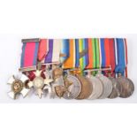 Medals; group of ten to S M de H Whatton, including Distinguished Service Order (DSO), George V,