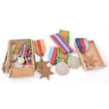 Medals; WW2 group of three including British War Medal 1939-1945, Defence Medal,