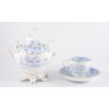 Collection of blue and white china, decorative plates etc,