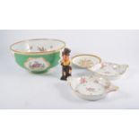 Doulton Dickens figure, 'Sam Weller', 11cm, bowls and trinket dishes, etc.