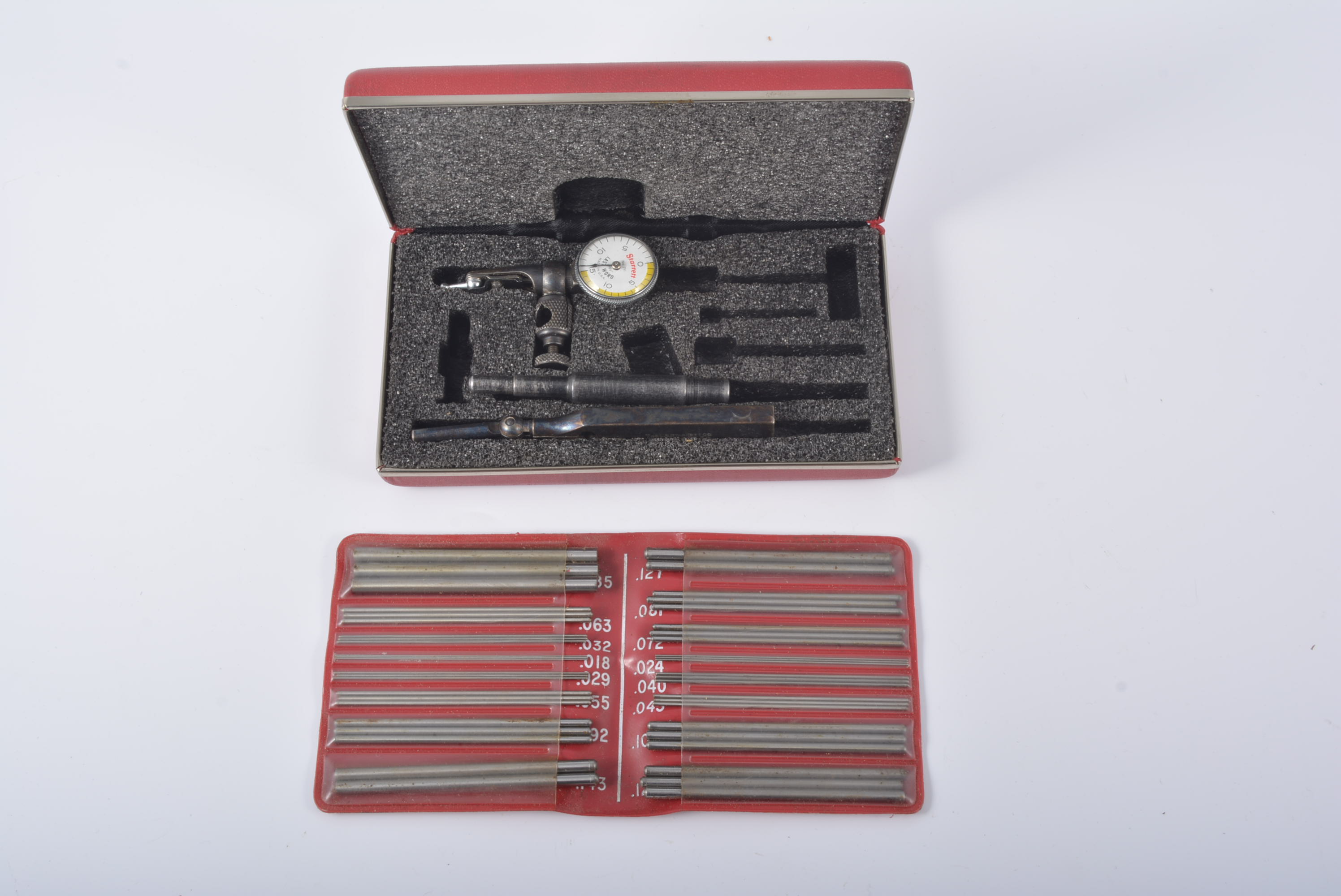 STARRETT DTI set incomplete and set THREAD MEASURING WIRES (2)