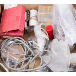 Box containing FUTABA servos and accessories