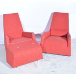 Pair of Ligne Roset easy chairs, Jul & Jil, designed by Alan-Sebastien Gilles,