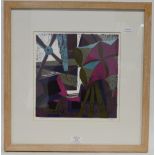 Angela Gaye Mallory, Galleria I, ltd ed linocut, signed, titled and numbered in pencil,29/30, 28.