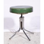 Mücke-Melder, a Bauhaus chromed steel stool, circa 1935,