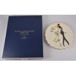 Set of twelve Royal Worcester cabinet plates, The Birds of Dorothy Doughty, diameter 24cm,