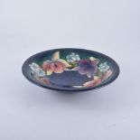 Walter Moorcroft, 'Orchid' a bowl, circa 1947, open form,