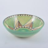 Clarice Cliff, 'Killarney' a bowl, circa 1930,