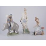 Six Lladro and Neo figures.